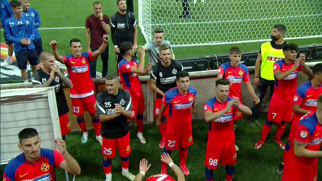 EXCLUSIV | Imagini superbe de pe Arena Națională! Jucătorii FCSB-ului s-au bucurat alături de galerie de victoria cu Shakhter_19