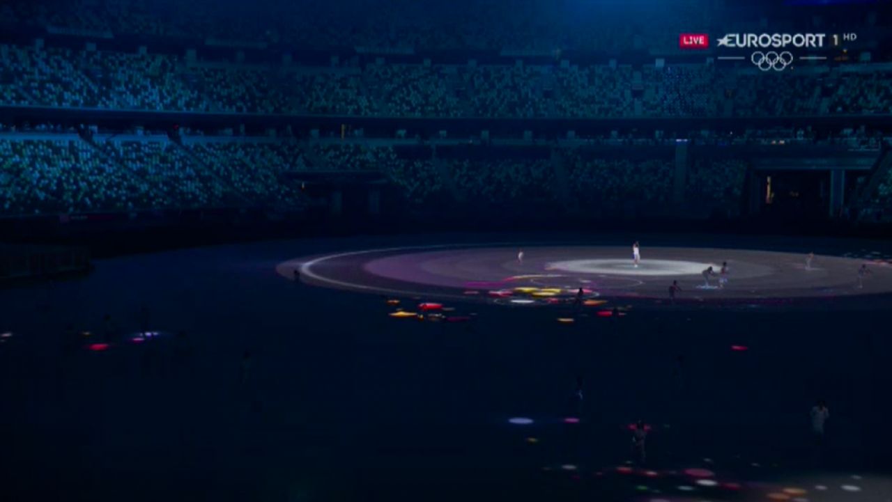 Ceremonia de deschidere a JO de la Tokyo. Imagini inedite cu delegația României la festivitatea fără spectatori | FOTO_2