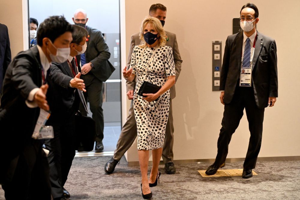 Jill Biden, apariție spectaculoasă la ceremonia de deschidere a Jocurilor Olimpice de la Tokyo FOTO _1