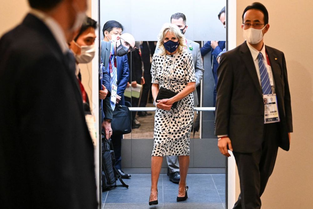 Jill Biden, apariție spectaculoasă la ceremonia de deschidere a Jocurilor Olimpice de la Tokyo FOTO _2