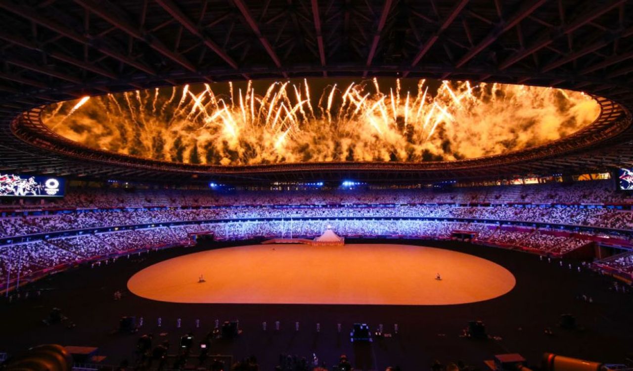 Ceremonia de deschidere a JO de la Tokyo. Imagini inedite cu delegația României la festivitatea fără spectatori | FOTO_8