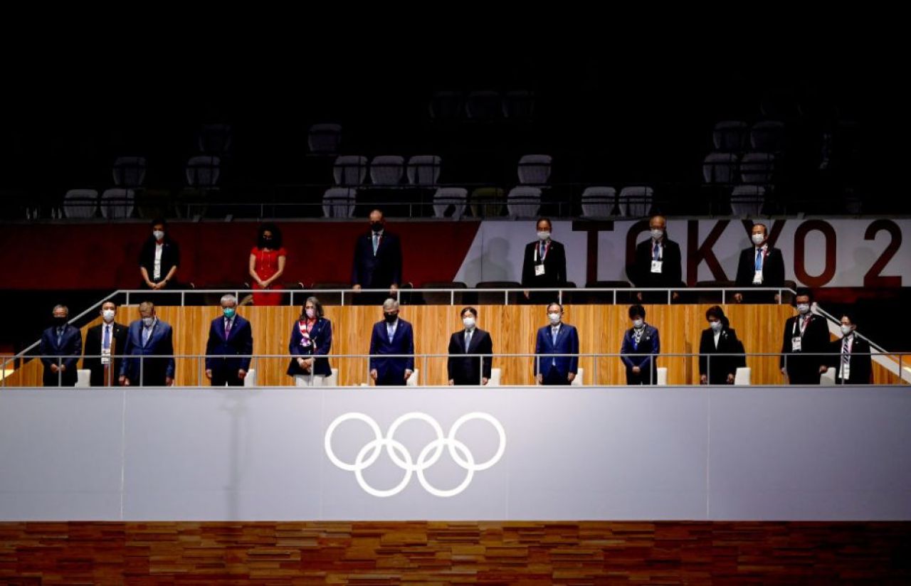 Ceremonia de deschidere a JO de la Tokyo. Imagini inedite cu delegația României la festivitatea fără spectatori | FOTO_11