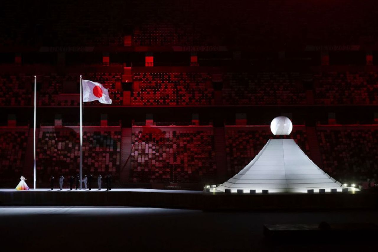 Ceremonia de deschidere a JO de la Tokyo. Imagini inedite cu delegația României la festivitatea fără spectatori | FOTO_12