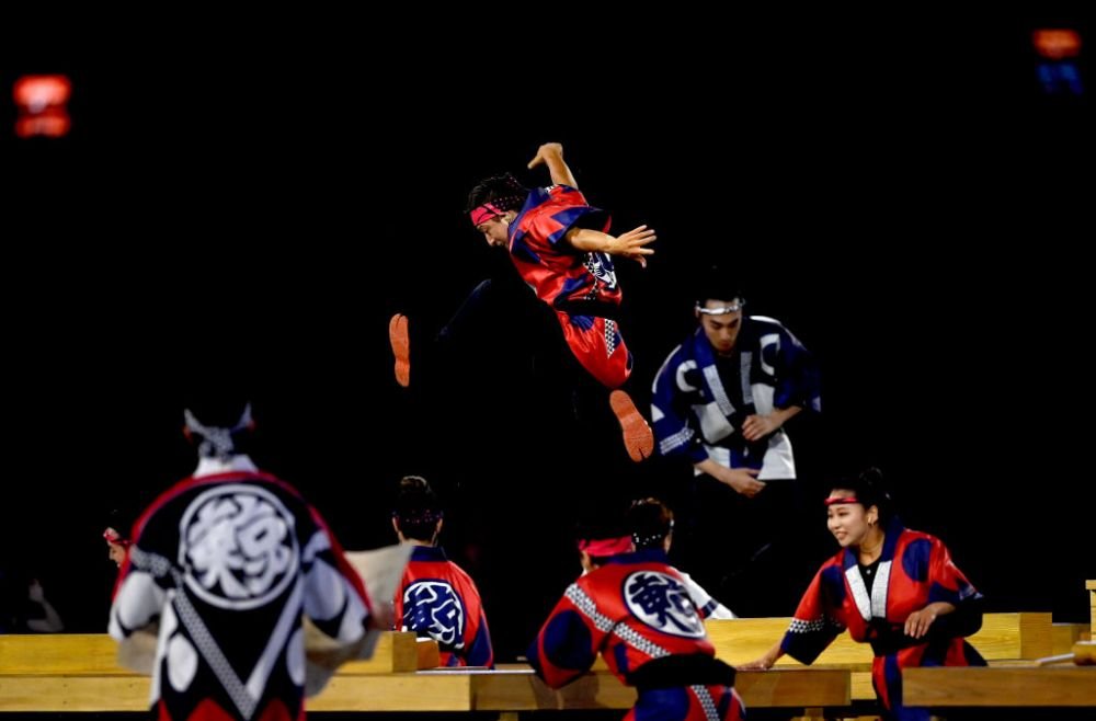 Ceremonia de deschidere a JO de la Tokyo. Imagini inedite cu delegația României la festivitatea fără spectatori | FOTO_13