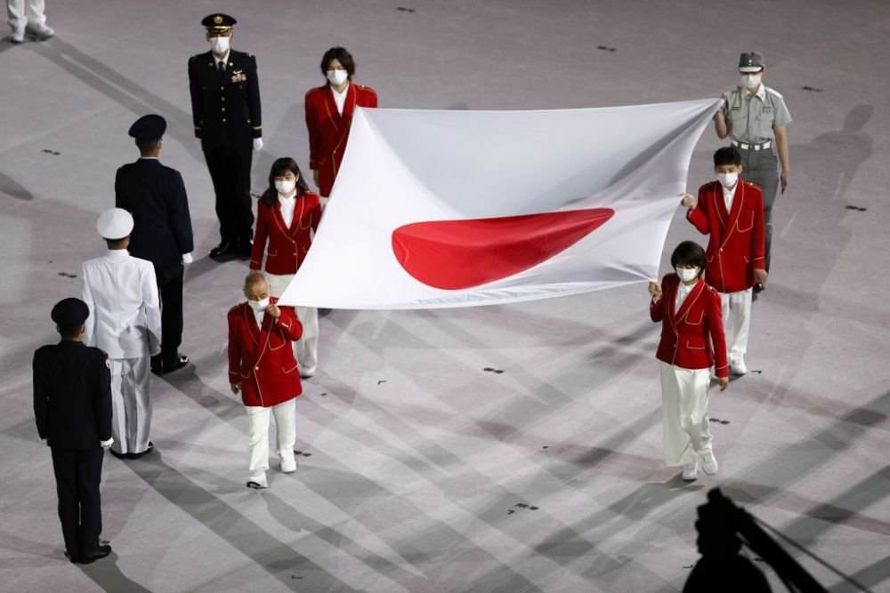 Ceremonia de deschidere a JO de la Tokyo. Imagini inedite cu delegația României la festivitatea fără spectatori | FOTO_14