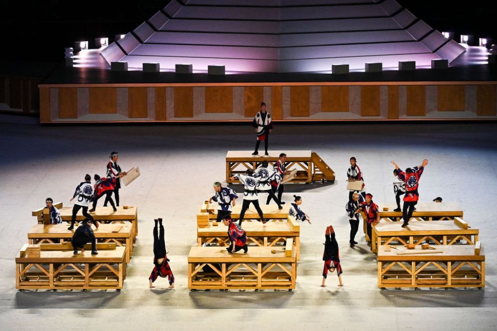 Ceremonia de deschidere a JO de la Tokyo. Imagini inedite cu delegația României la festivitatea fără spectatori | FOTO_18