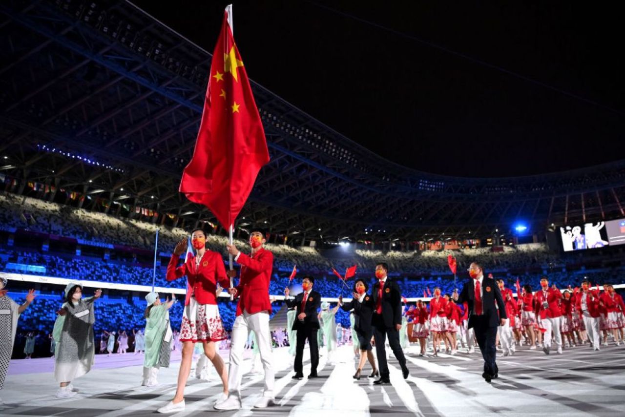 Ceremonia de deschidere a JO de la Tokyo. Imagini inedite cu delegația României la festivitatea fără spectatori | FOTO_24