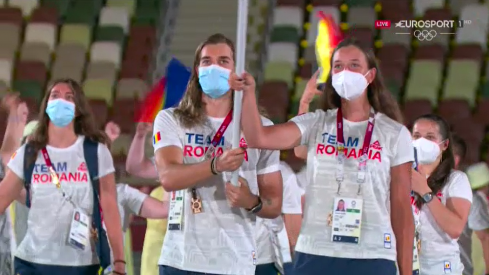 Ceremonia de deschidere a JO de la Tokyo. Imagini inedite cu delegația României la festivitatea fără spectatori | FOTO_27