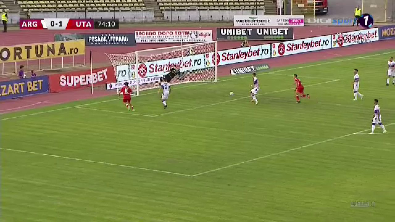 Trei puncte luate cu o bijuterie de gol! UTA s-a impus la Pitești datorită reușitei lui Dangubic! _4