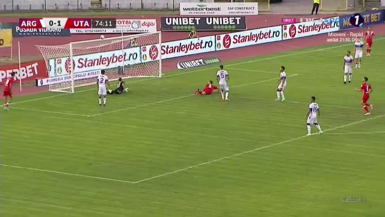 Trei puncte luate cu o bijuterie de gol! UTA s-a impus la Pitești datorită reușitei lui Dangubic! _5