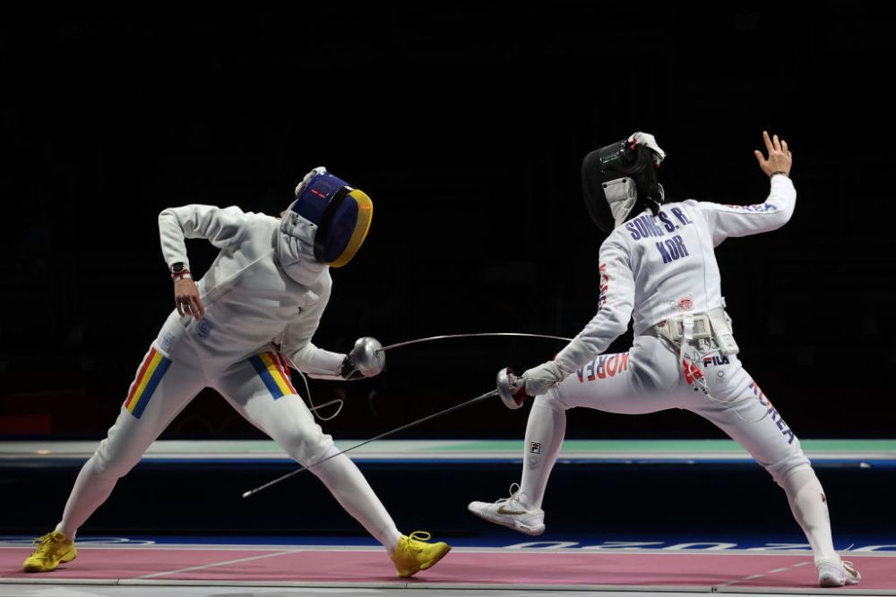 Cele mai frumoase imagini din finala olimpică de spadă. Ana Maria Popescu, medalie de argint la Tokyo GALERIE FOTO _4