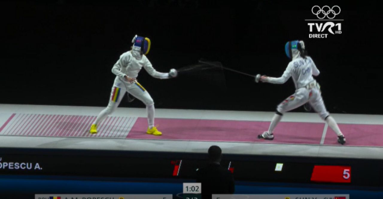 Cele mai frumoase imagini din finala olimpică de spadă. Ana Maria Popescu, medalie de argint la Tokyo GALERIE FOTO _11