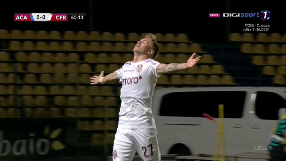 Academica Clinceni - CFR Cluj 1-2 | Victorie cu emoții adusă de Latovlevici! Alibec a debutat, însă nu a reușit să înscrie_5