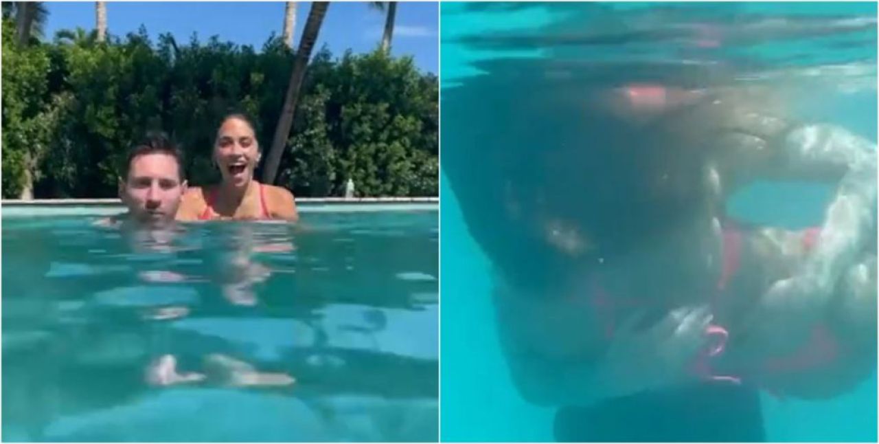Soția lui Messi a făcut senzație la piscină! Toți s-au uitat la slipul minuscul purtat la piscină_7