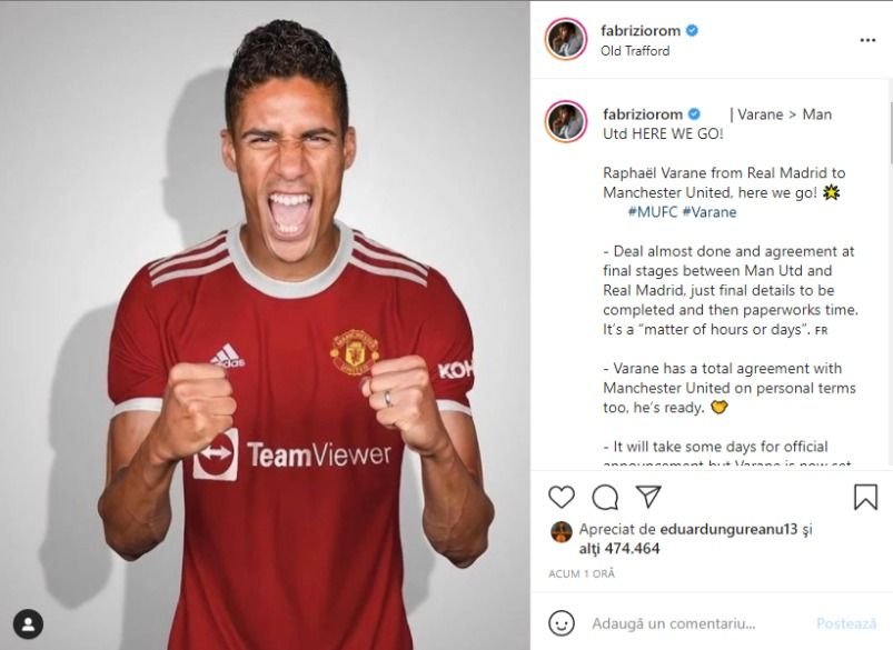 Se face! Manchester United a reușit să îl transfere pe Raphael Varane, după mai bine de două luni de negocieri_6