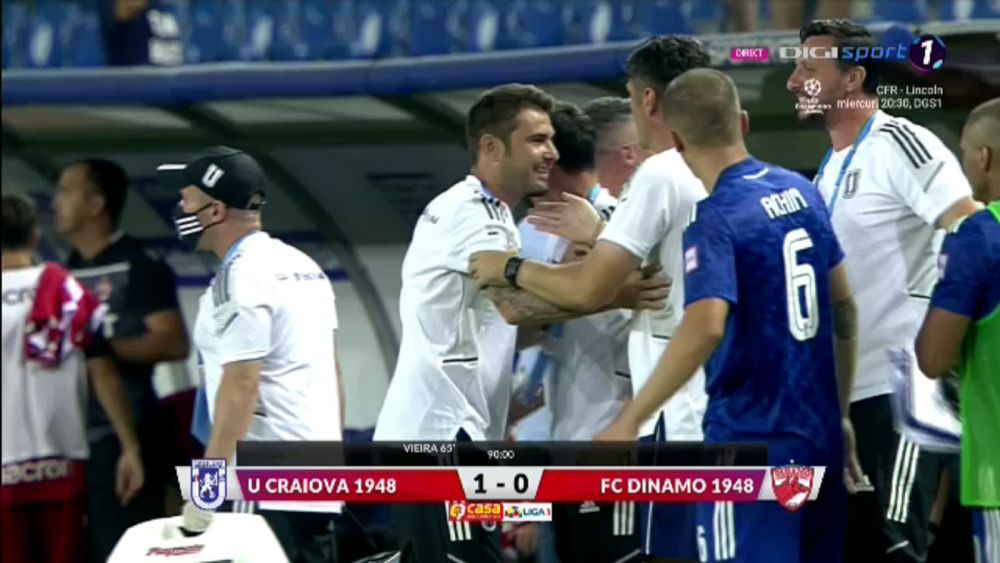 FCU Craiova - Dinamo 1-0 | Vieira i-a adus prima victorie lui Mutu în Liga 1! Eșanu, cel mai bun jucător de la Dinamo _16