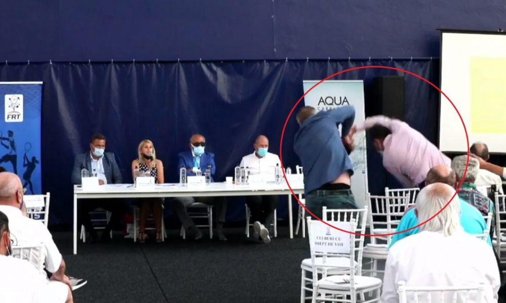 Scene din Vestul Sălbatic!&nbsp;Sediul Federației Rom&acirc;ne de Tenis, noul ring de box al țării: &rdquo;Nu vă e rușine?&rdquo;