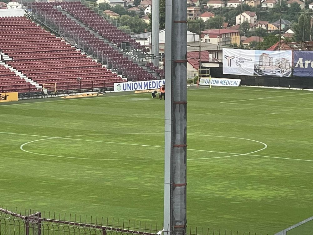 Furtună la Cluj &icirc;naintea returului cu Lincoln! Imagini de ultimă oră de la stadion