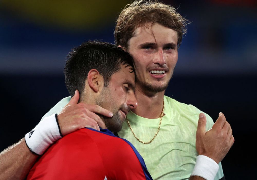 Zverev, în lacrimi după ce l-a eliminat pe Djokovic în semifinale la JO. Sârbul ratează șansa de a face Golden Slam _1