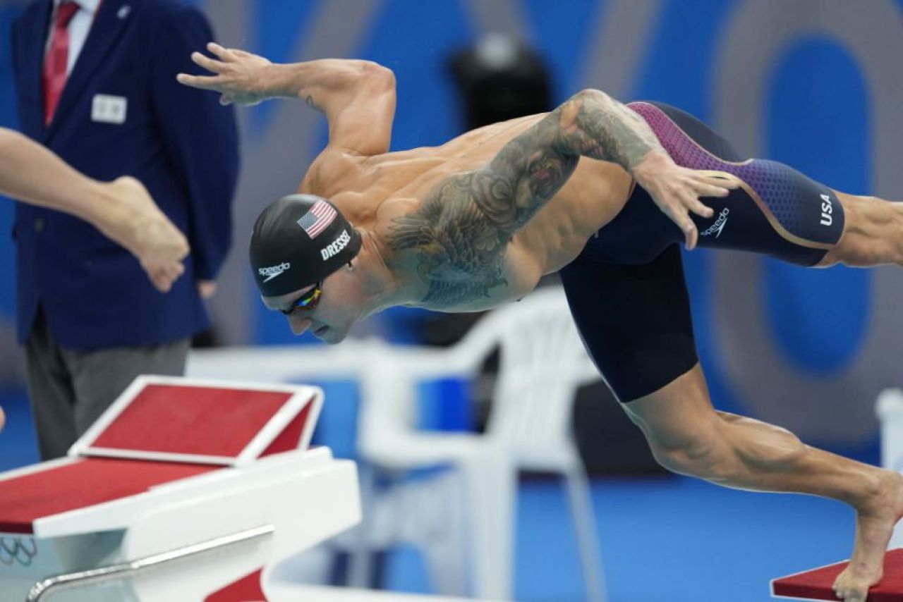 GALERIE FOTO | Starul Caeleb Dressel, rivalul lui David Popovici, ia aur la foc continuu în Tokyo_3