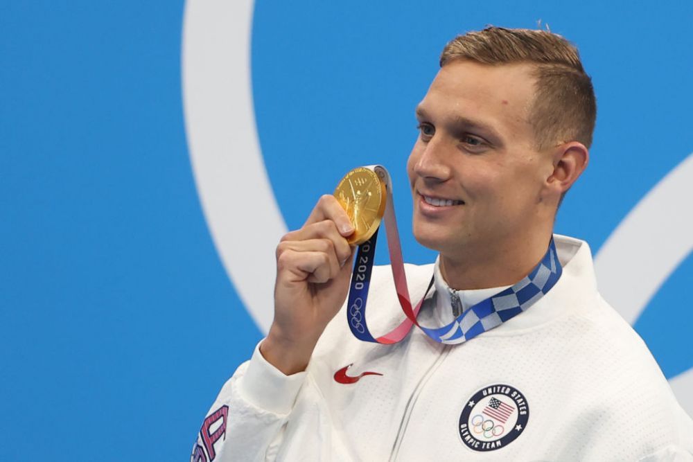 GALERIE FOTO | Starul Caeleb Dressel, rivalul lui David Popovici, ia aur la foc continuu în Tokyo_5