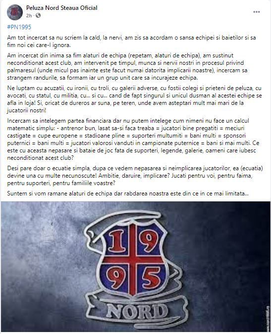 „Unicul dușman al acestei echipe se află în lojă!” Suporterii lui FCSB, atac la Gigi Becali_1
