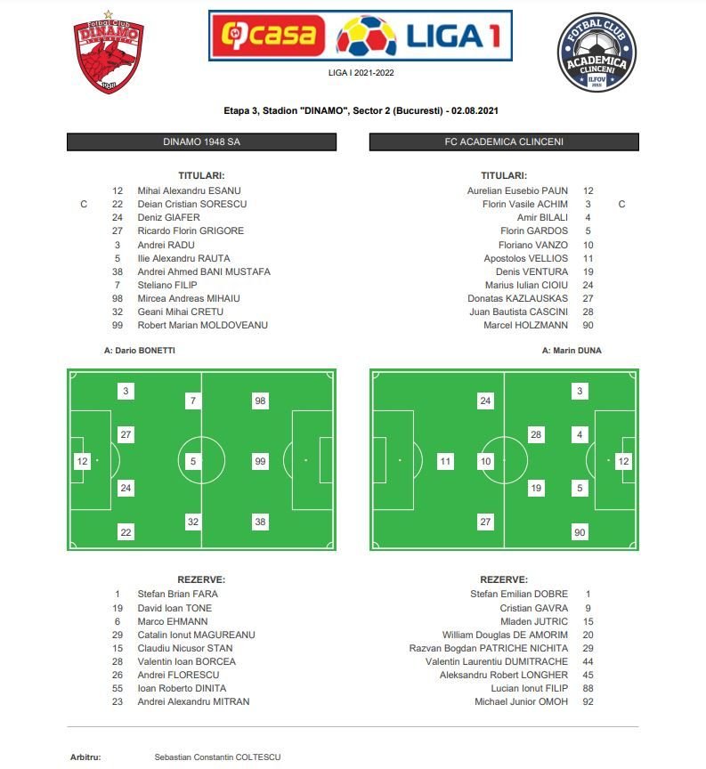 Dinamo o învinge pe Clinceni, după un meci cu 4 goluri! Vezi aici toate fazele importante_7