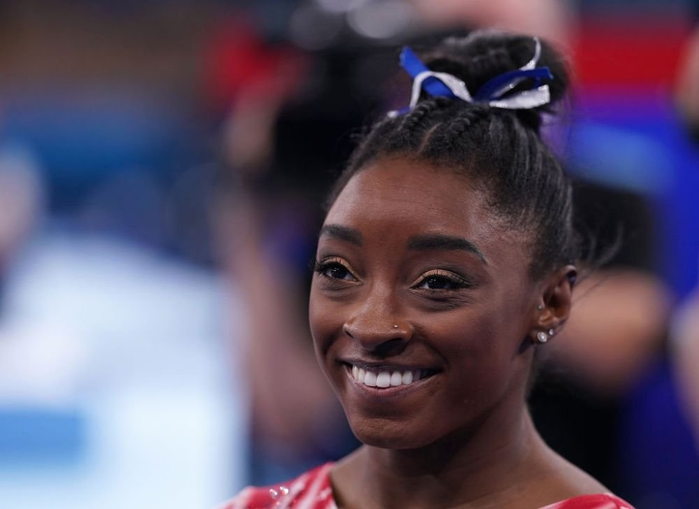 Ce a făcut Simone Biles în finala olimpică de la bârnă, singura probă individuală la care a concurat la Tokyo _2