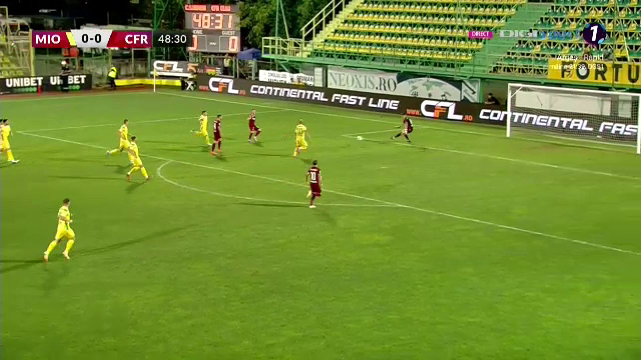 CS Mioveni - CFR Cluj 0-1 | Șumudică obține 4 victorii în Liga 1 și o duce pe CFR pe primul loc _11
