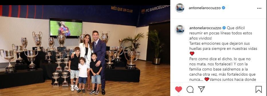 Antonela, mesaj cu subînțeles după despărțirea lui Messi de Barcelona?! Ce a zis și cum a apărut la conferință _1