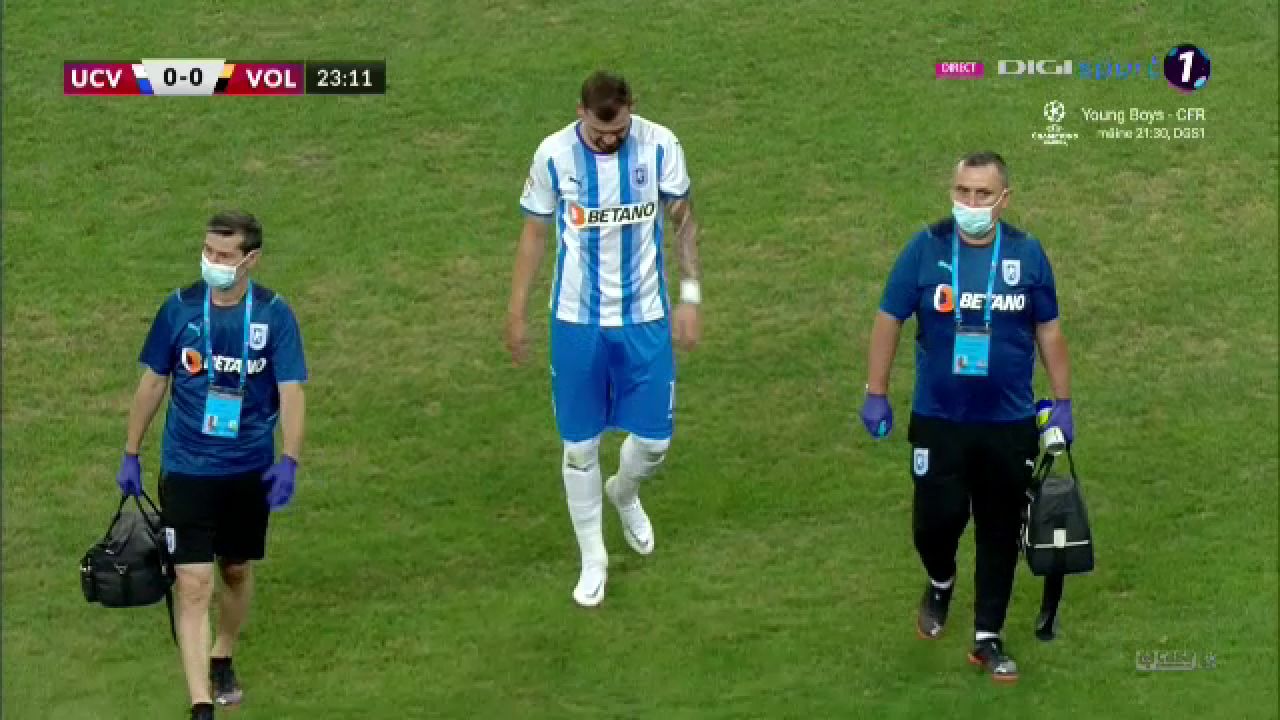 Continuă coșmarul pentru Elvir Koljic! A ieșit accidentat în meciul cu Voluntari _16
