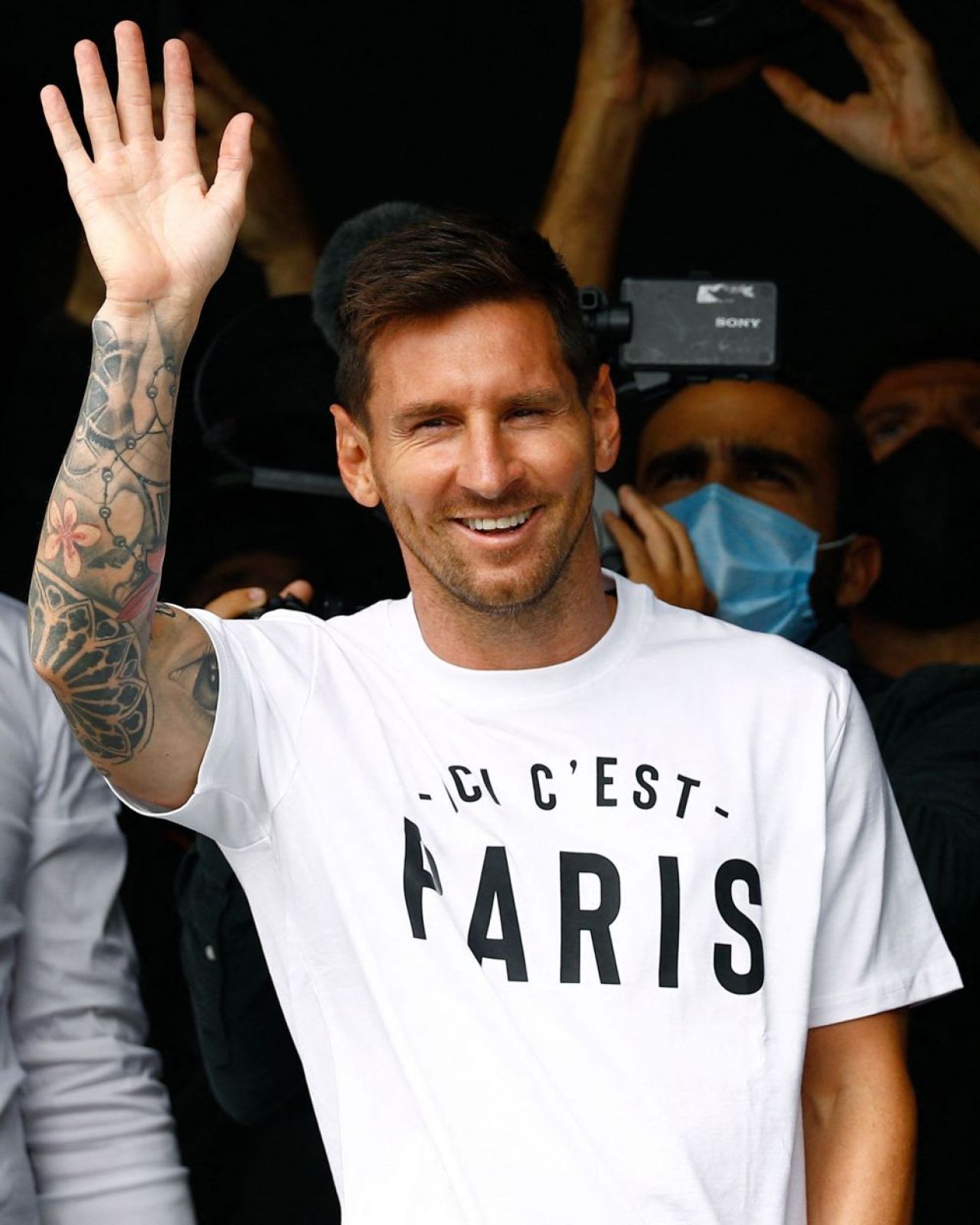 Messi, apariție surpriză pe Parc des Princes pentru a saluta fanii! Cum au reacționat _5