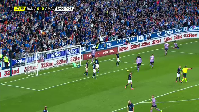 Ianis Hagi și Rangers, eliminați din Champions League de Malmo! Mijlocașul român a avut o ocazie mare pe final _11