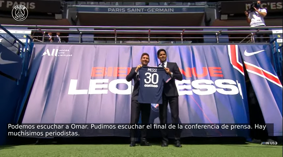 FOTO Antonela Roccuzzo, apariție spectaculoasă la prezentarea lui Lionel Messi. Cei trei băieți au fost alături de ei _8