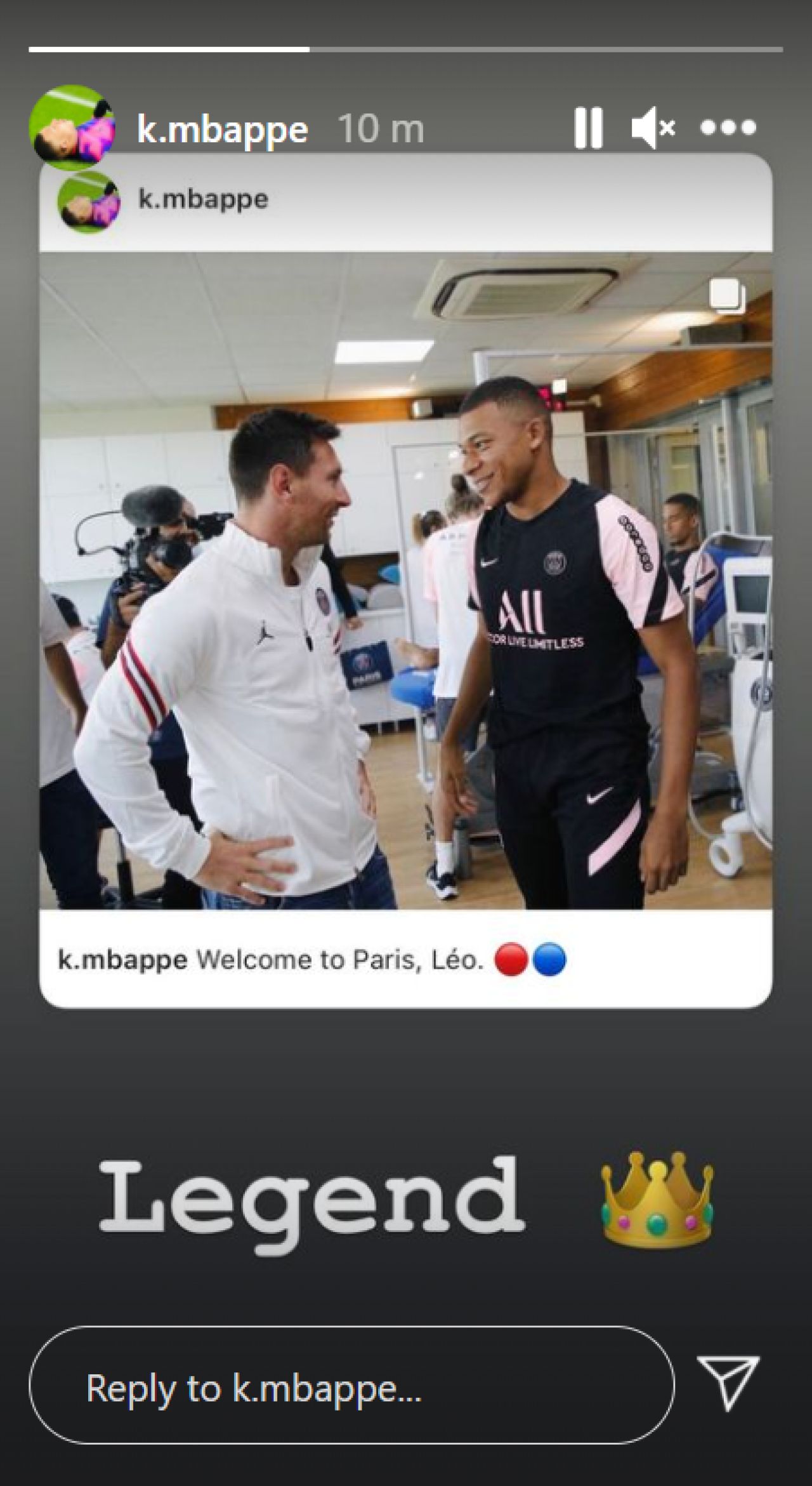 Prima reacție a lui Kylian Mbappe după venirea lui Messi la PSG. Gestul făcut de starul francez _8