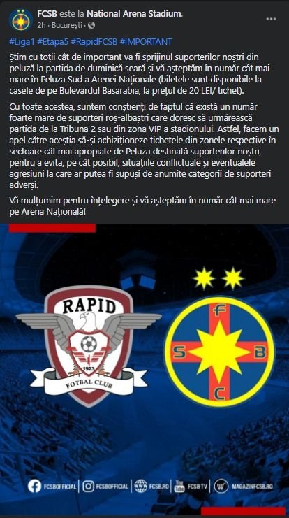 Pregătiri intense înainte de Rapid - FCSB! Peste 15.000 de bilete s-au vândut până azi_2