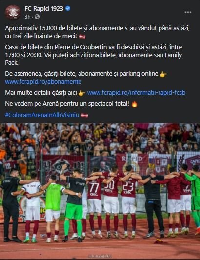 Pregătiri intense înainte de Rapid - FCSB! Peste 15.000 de bilete s-au vândut până azi_3