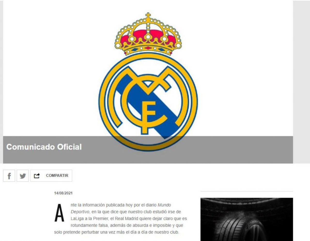 Real Madrid a emis un comunicat după ce spaniolii au scris că Perez vrea să mute clubul din La Liga _7