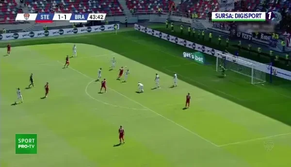 VIDEO | Steaua, victorii pe linie! „Militarii” au marcat cinci goluri cu Brăila și au avut o reușită superbă anulată