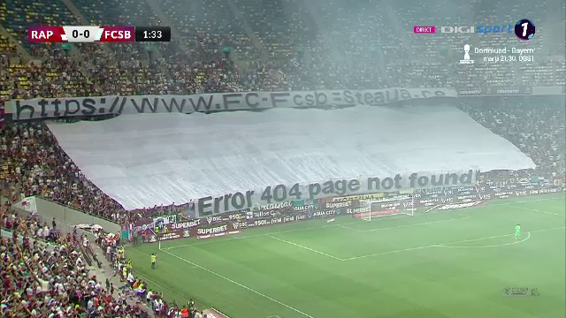 Ironie maximă a suporterilor rapidiști! 