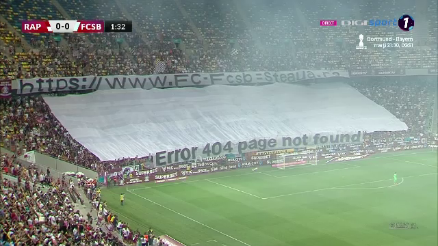 Ironie maximă a suporterilor rapidiști! 