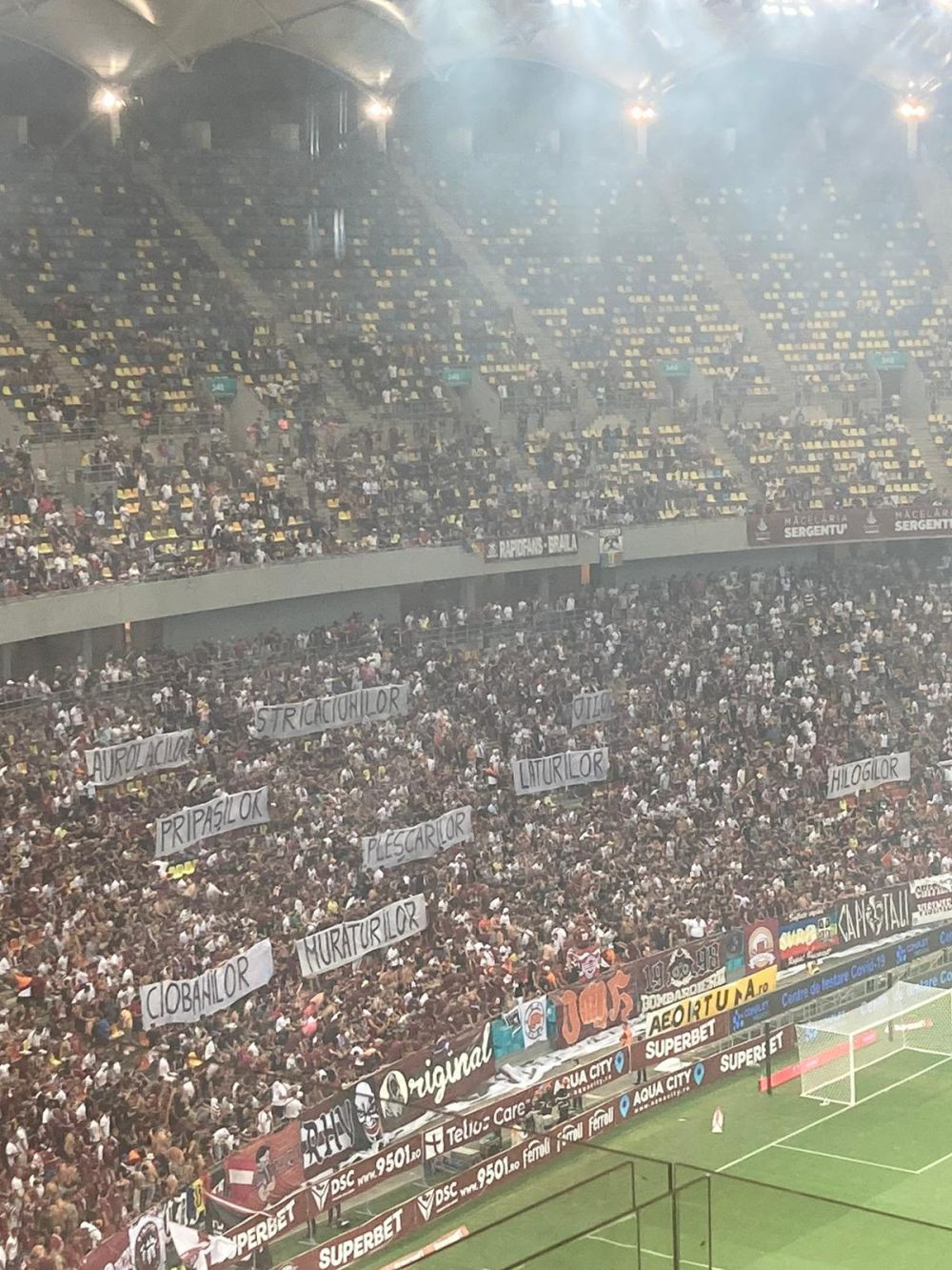 Ironie maximă a suporterilor rapidiști! 