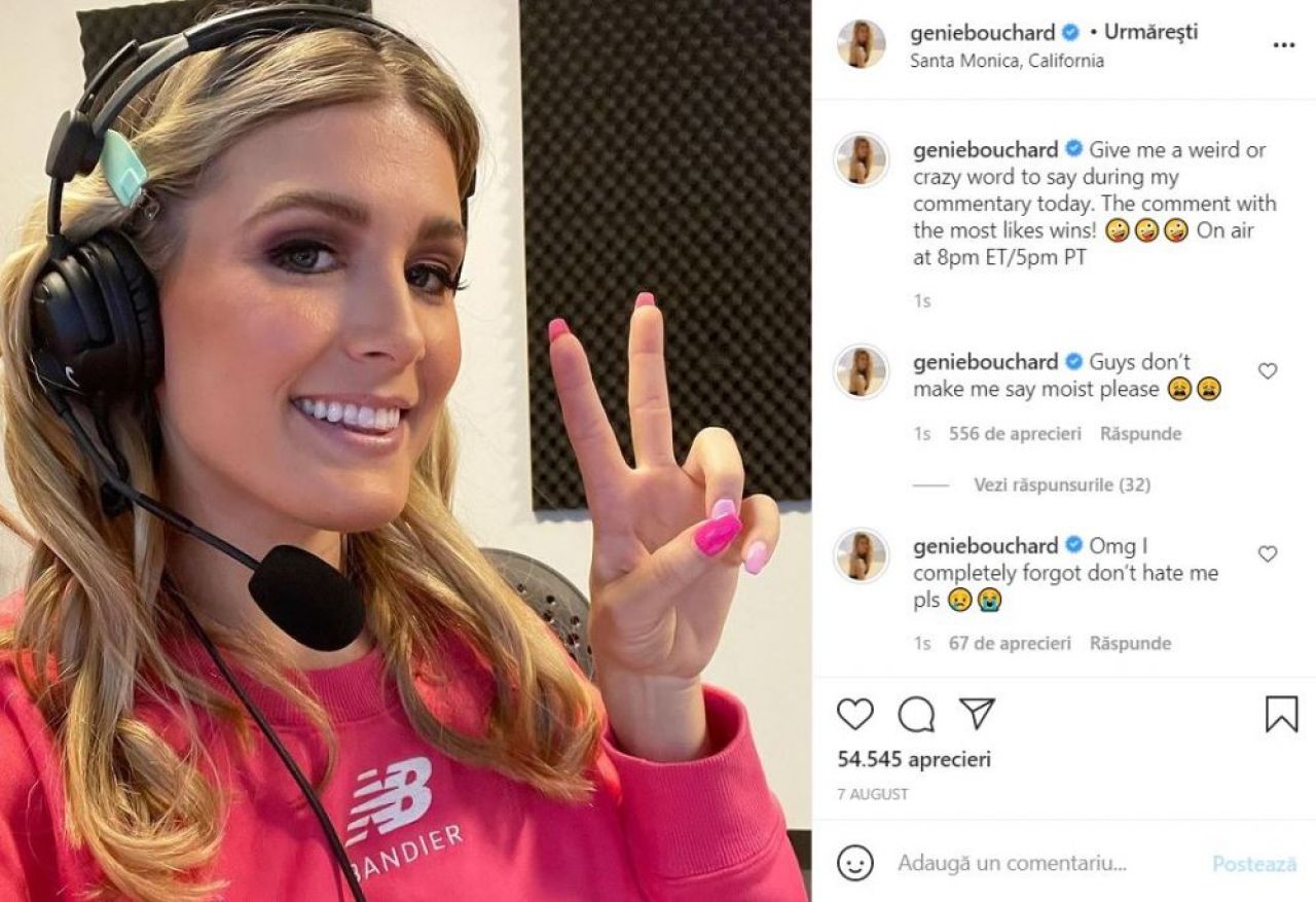 S-a săturat să joace tenis și s-a apucat de televiziune: Genie Bouchard, noul expert TV din SUA și Canada_1