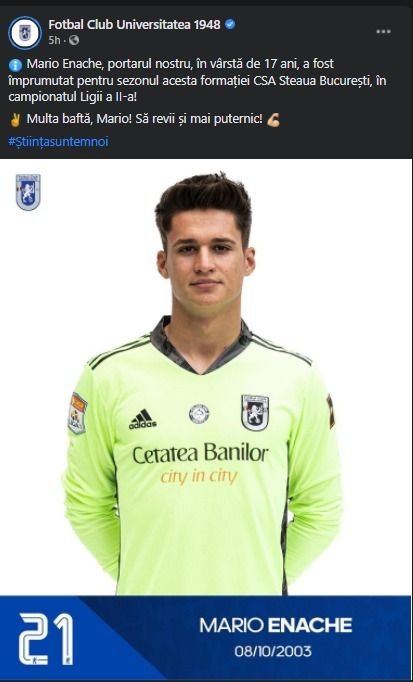 Transfer din Liga 1 la CSA Steaua! Fotbalistul care a plecat de la Craiova pentru a juca la echipa lui Oprița_2