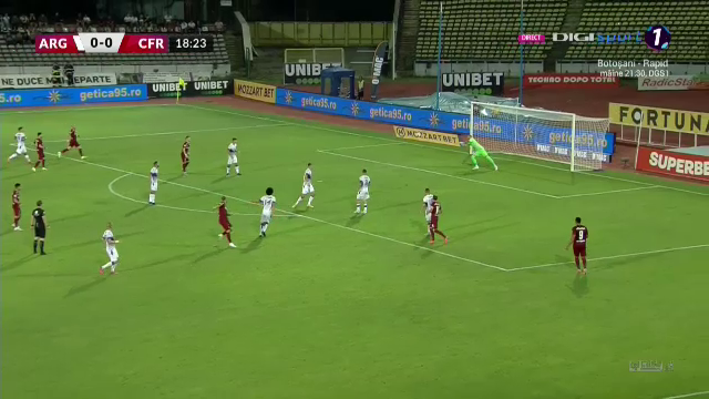 FC Argeș - CFR Cluj 0-1 | Șumudică, punctaj maximum după primele 6 etape _7