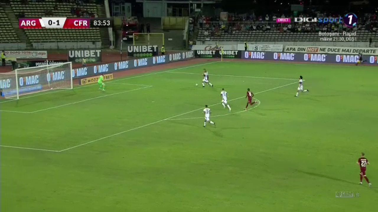 FC Argeș - CFR Cluj 0-1 | Șumudică, punctaj maximum după primele 6 etape _17
