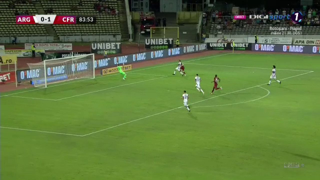 FC Argeș - CFR Cluj 0-1 | Șumudică, punctaj maximum după primele 6 etape _18