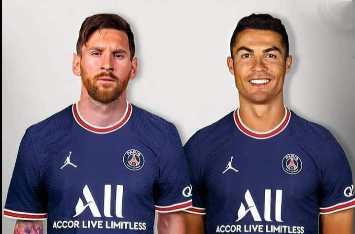 FOTO | Postarea care a încins spiritele: Ronaldo și Messi în tricoul lui PSG. 