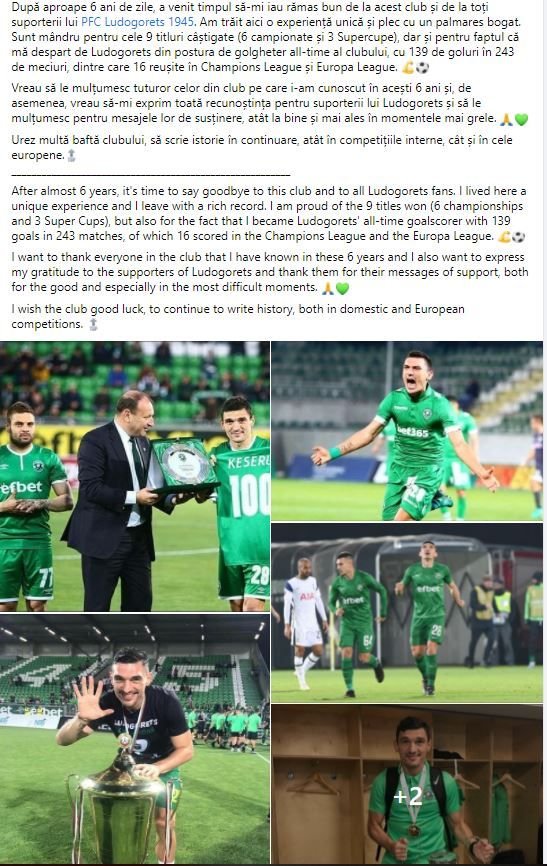 Keseru, mesaj emoționant după despărțirea de Ludogoreț! Atacantul s-a înțeles cu FCSB_2