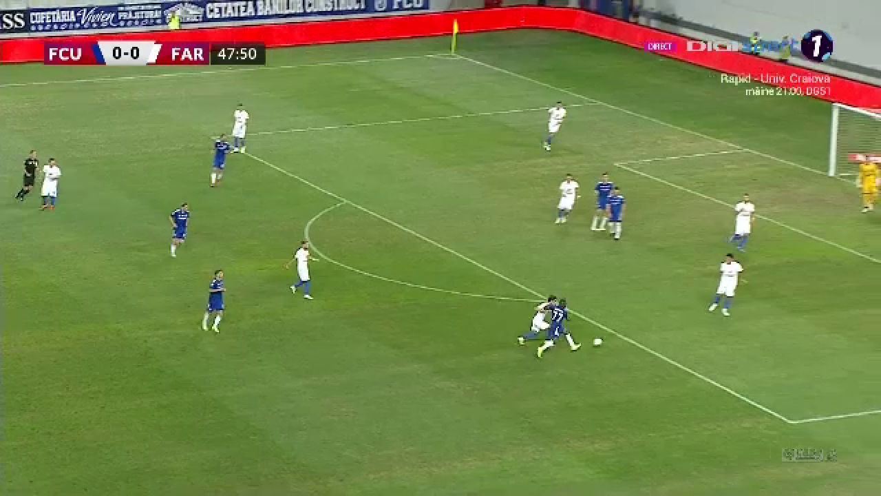 FCU Craiova - Farul Constanța 1-1 | Adrian Petre îl salvează pe Hagi și obține un punct pentru Farul _11